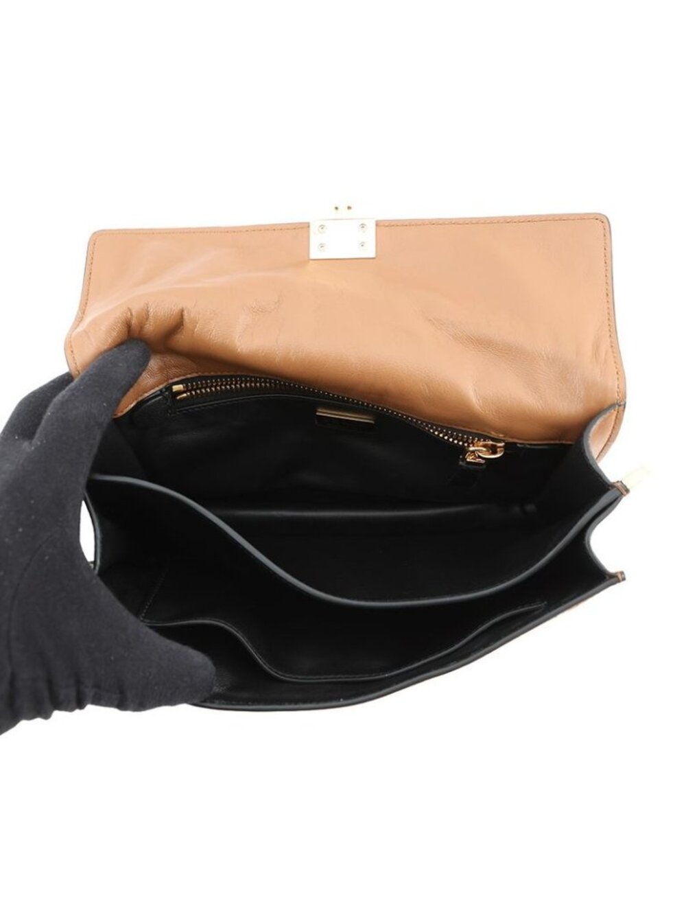 ★SOLD★ Prada Shoulder Bag Soft Sound Charm Small Leather - Picture 5 of 10